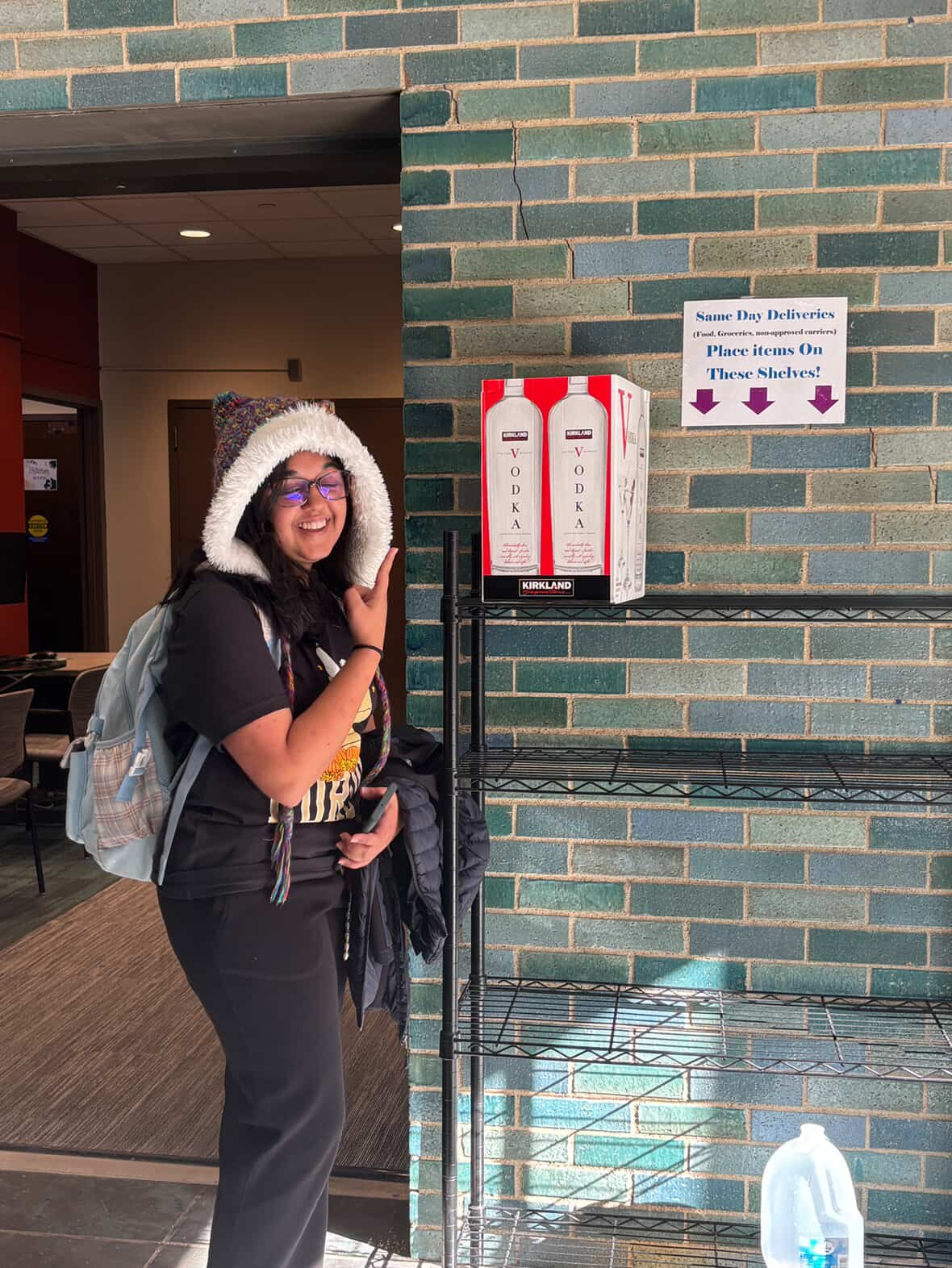 Hawk Tuah Hall Photo